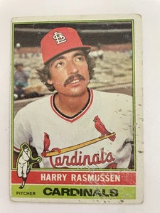 Carta Baseball Harry Rasmussen 1976 Topps 182 St. Louis Cardinals RC - Foto 1 di 2