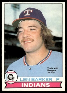 1979 O-Pee-Chee Len Barker Cleveland Indians #40 - Picture 1 of 2
