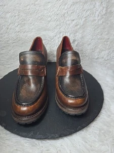 Mocassini donna Freebird Bristol marrone e nero taglia 9 FB118 - Foto 1 di 8