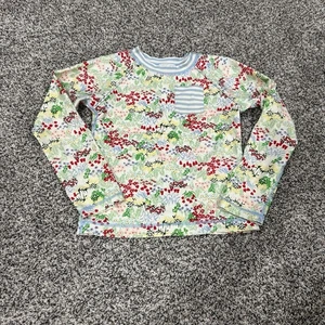Hanna Andersson Girls Floral Colorful Rash Guard Swimsuit Size 120/US 6-7 - Picture 1 of 4