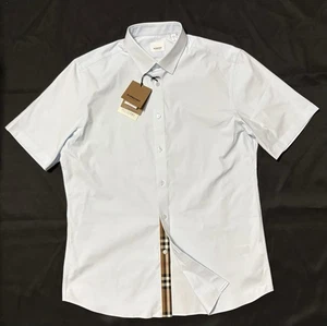 BURBERRY Hemd klassisch hellblau Große L neu mit Etikett  - Bild 1 von 16