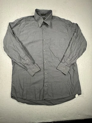 Camisa social Principe feita na Itália cinza 100% algodão extra fina 39/15,5 – UE 50 - Imagem 1 de 4