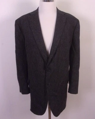 Blazer Abrigo Deportivo Tom James Imagen Corporativa A Medida 100% Lana Tweed Talla 50 L Usado en Excelente Condición Foto 1 de 4