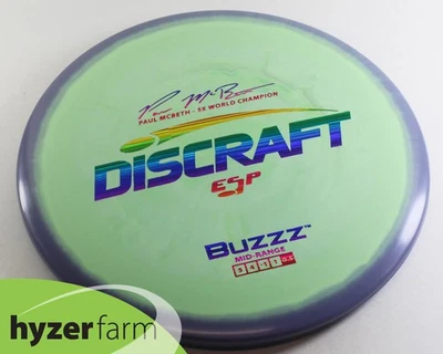Discraft BRAND NEW PAUL MCBETH 5X NATURAL BEAUTY ESP BUZZZ 180.4g Hyzer Farm K66 - Image 1 of 2