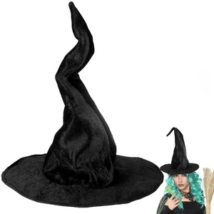 Sombrero de bruja malvada para mujer, gorra de bruja de Halloween para accesorios de disfraz de disfraces... - Imagen 1 de 9