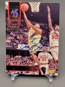 Tarjeta automática Signature Rookies Travis Best Autograph 1995 7288/7750  - Imagen 1 de 8