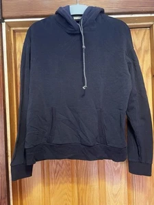 Icebreaker Hooded Pullover Sweatshirt Hoodie Large L Gray Navy Women’s - Picture 1 of 4