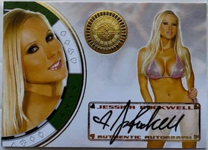 2013 BENCHWARMER VEGAS BABY JESSICA ROCKWELL AUTOGRAPH CARD - Picture 1 of 2