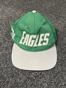 Philadelphia Eagles Team NFL AJD Cap Hat Kelly Green Vintage 1990’s - Picture 1 of 3