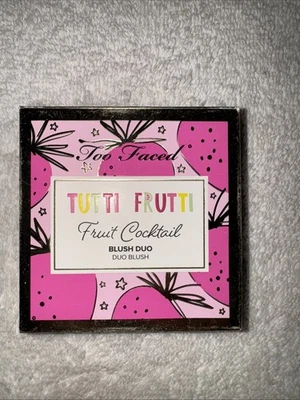 Rubor de cóctel de frutas Too Faced Duo STROBEBERRY 0,22 oz nuevo en caja (C4) Foto 1 de 4