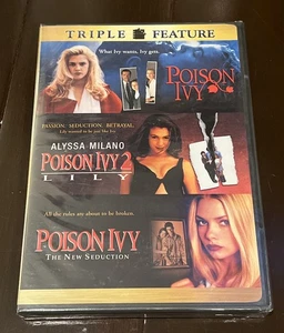 POISON IVY 3 Movie Triple Feature DVD NEW Barrymore Milano - Picture 1 of 10