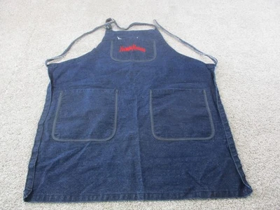 Neiman Marcus Apron One Size Denim Blue Work Utility Pockets Made in USA - Image 1 of 4
