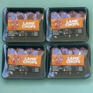 Mini Marche Riempire il Frigo Costolette di Agnello LOTTO DI 4 - Foto 1 di 1