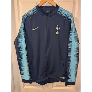 Tottenham Hotspur Trainingsjacke mittelblau 2018 2019 Fußballhymne Fußball - Bild 1 von 8