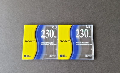 2x Sony EDM-230C - Magneto Optical Disc - 230 MB - NEU - Sealed - OVP - Bild 1 von 3