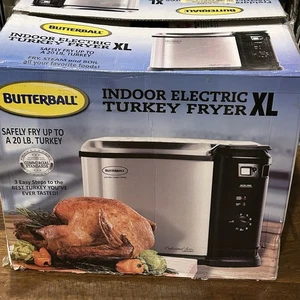 Butterball XL Indoor Electric Turkey Fryer MB23010618 Stainless Extremely Clean - Picture 1 of 5