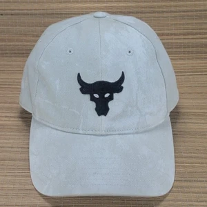 Under Armour Project Rock Dwayne Johnson Bull Strapback Mütze verstellbar Kappe beige - Bild 1 von 10