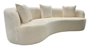 Siena Sofa 3 Seater (Ivory) - Picture 1 of 4