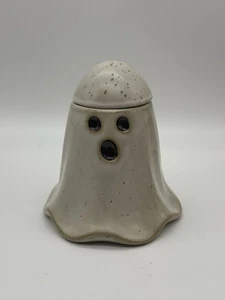 Mud Pie Ceramic Ghost Container With Lid - Halloween Decor - Imagen 1 de 8