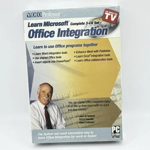 Video Professor Learn Office Integration PC Software Complete 3 CD Set - Picture 1 of 4