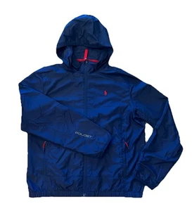 Ralph Lauren Polo67 Performance Hooded Full-Zip Navy Blue Jacket Men's Large NWT - Picture 1 of 6