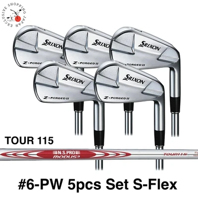 Dunlop SRIXON Z-Forged Ⅱ Iron Set #6-9,PW 5pcs Club MODUS3 TOUR115 Steel S-Flex  - Image 1 of 4