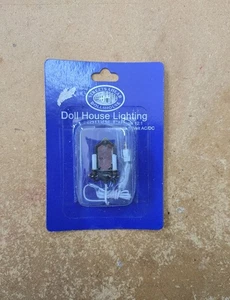 DOLLS HOUSE lighting BARGAIN 12 volt DOUBLE CANDLE MIRRORED WALL SCONCE MS8 - Picture 1 of 2