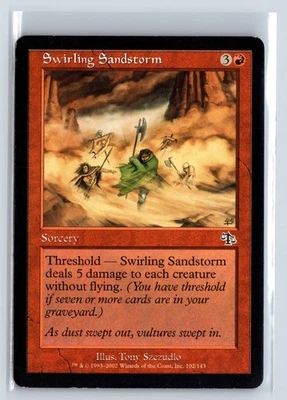 (2x) SWIRLING SANDSTORM - Judgment – MTG Magic the Gathering Card - Common - Image 1 of 4