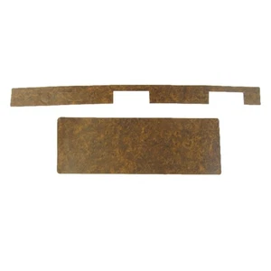 Cubierta de tablero Inserto Borde Elm Burl Vinilo con aire acondicionado y cambio de columna 2 piezas para 67 Bonneville - Imagen 1 de 6