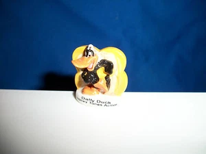 DAFFY DUCK Miniature Figurine LOONEY TUNES French FEVES Porcelain Mini Figure - Picture 1 of 1