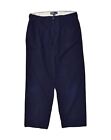 RALPH LAUREN Mens Straight Chino Trousers W36 L30  Navy Blue Polyester AM81