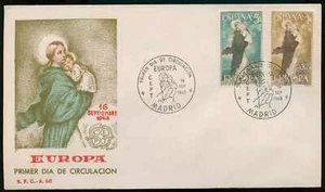 EDIFIL 1519/20 EUROPA-CEPT SOBRE PRIMER DIA EMISION ESPAÑA 1963 SPD - Imagen 1 de 1
