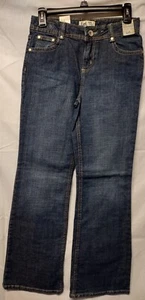 L.E.I. GABBY ADJUSTABLE WAIST BAND SZ 16 LOW-RISE FLARE GILR JEANS PANTS NWT. - Picture 1 of 12