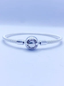 💖 Pulsera Family Forever Charm Love 17cm - 21cm Plata de Ley 925 Genuina 💖 - Imagen 1 de 11