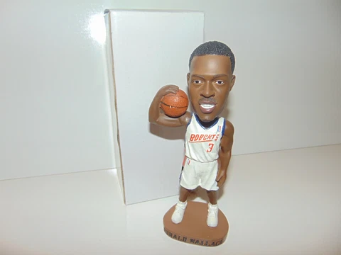 GERALD WALLACE 2004 Charlottle Bobcats Set HORNETS Bobble Bobblehead SGA Cover