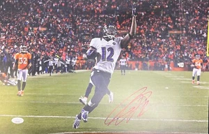 Baltimore Ravens Jacoby Jones Signed Horizontal 11x17 with JSA COA - Picture 1 of 1