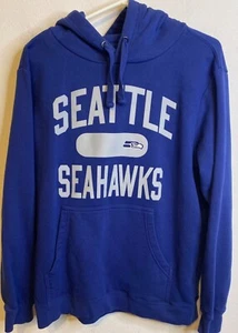 Fanatics Pro Line NFL Seattle Seahawks Football Hoodie Sweatshirt Blue LARGE - Picture 1 of 3