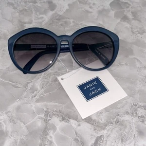 NWT Janie and Jack dark blue sunglasses 0-2 years - Picture 1 of 3