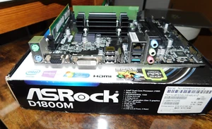 Low Watt Bundle - Asrock D1800M avec Celeron + 8Go RAM Idéal pour serveur/NAS - Photo 1/5
