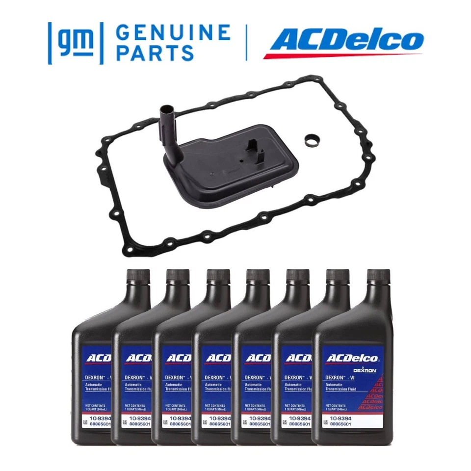 KIT DE SERVICIO DE TRANSMISIÓN OEM ACDELCO 6L80 PARA CAMIONETAS/SUV CHEVROLET/GMC 2009+ Foto 1 de 1