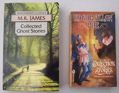 2 x COLLECTED GHOST STORIES M R James & A COLLECTION OF STORIES Edgar Allan Poe - Image 1 of 4