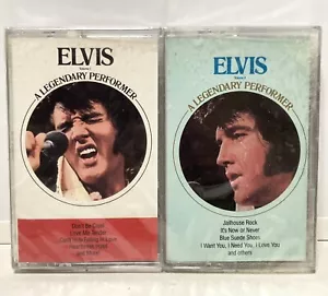 Elvis Presley A Legendary Performer Volumes 1 & 2 Cassette Tapes Set SEALED 1989 - Picture 1 of 3