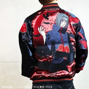 NARUTO x Tangled Spirit Reversible Sukajan Wine x Black M Size Japanese Style - Picture 1 of 6
