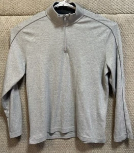 Robert Graham Classic Men’s Quarter Zip Pullover Long Sleeve Gray Size XL - Picture 1 of 4