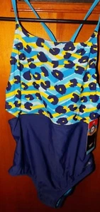 New Speedo girls size XL swim suit bathing suit - Picture 1 of 3