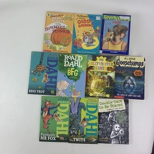 Lot of 10Middle Grade Books: The BFG, The Gollyhopper Games, The Twits... - Imagen 1 de 2
