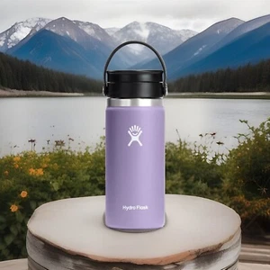 16 oz Insulated bottle with lid for hot drinks - Hydro Flask with Flex Sip Lid - Picture 1 of 6
