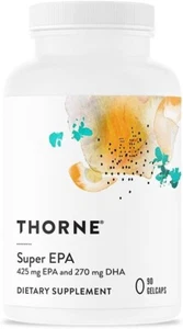 THORNE Super EPA- Omega 3 Fatty Acids EPA 425mg And DHA 270 Mg EXP 05/2026 - Picture 1 of 1