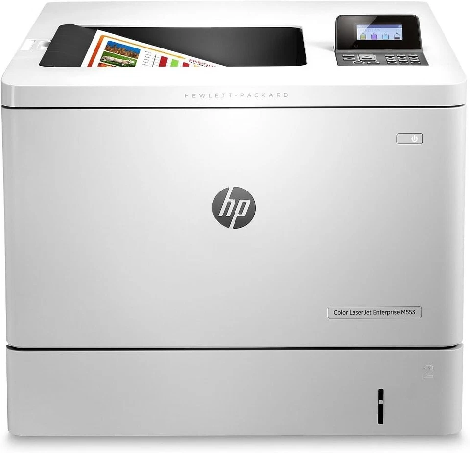 HP COLOR LASERJET M553N NETWORK USB DESKTOP FAST  WORKGROUP A4 LASER PRINTER - Image 1 of 4