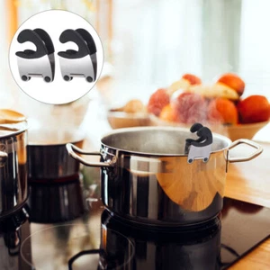 2 PCS Clip The Pot Side Kitchen Utensil Holder Anti Scalding Gadget - Picture 1 of 12